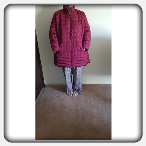 Woman's Mauve Colored Coat Size 2X - Picture 4 of 6